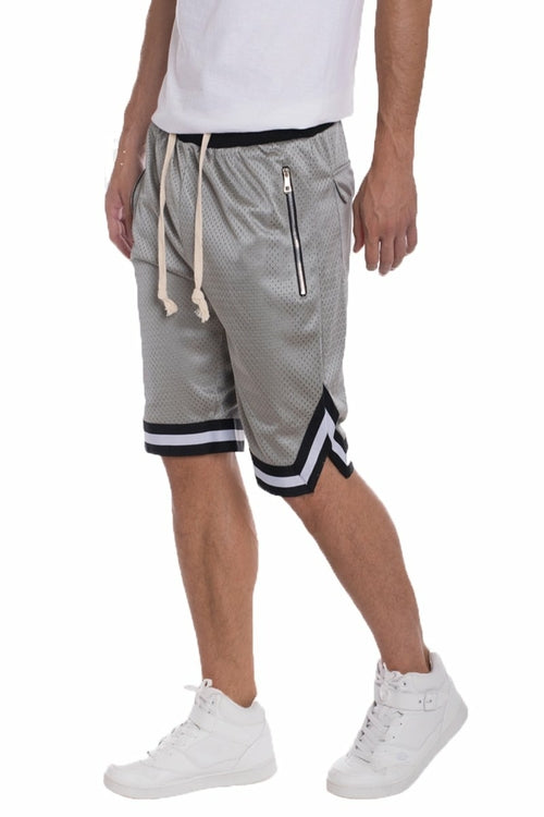 Men’s Striped Basketball Active Shorts