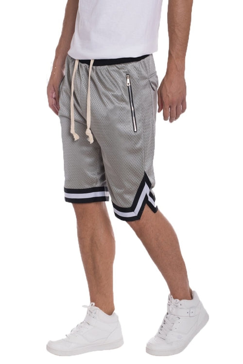 Men’s Striped Basketball Active Shorts